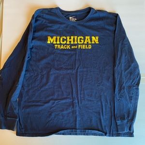 Nike Michigan 2017 Indoor Track Big ten shirt